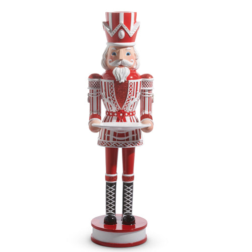 Raz Peppermint Nutcracker 92cm