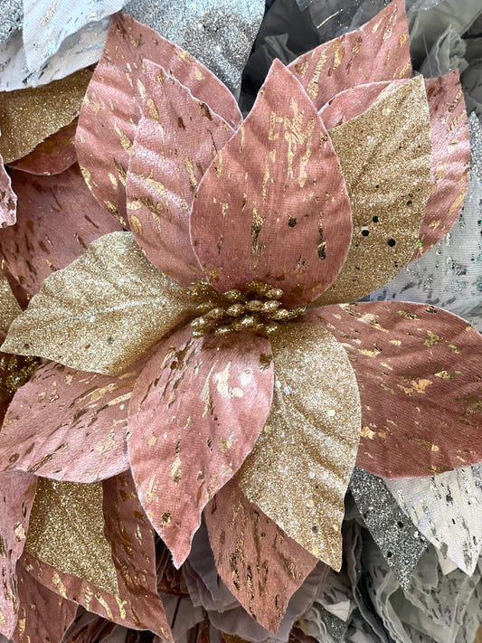 Rose Gold Poinsettia