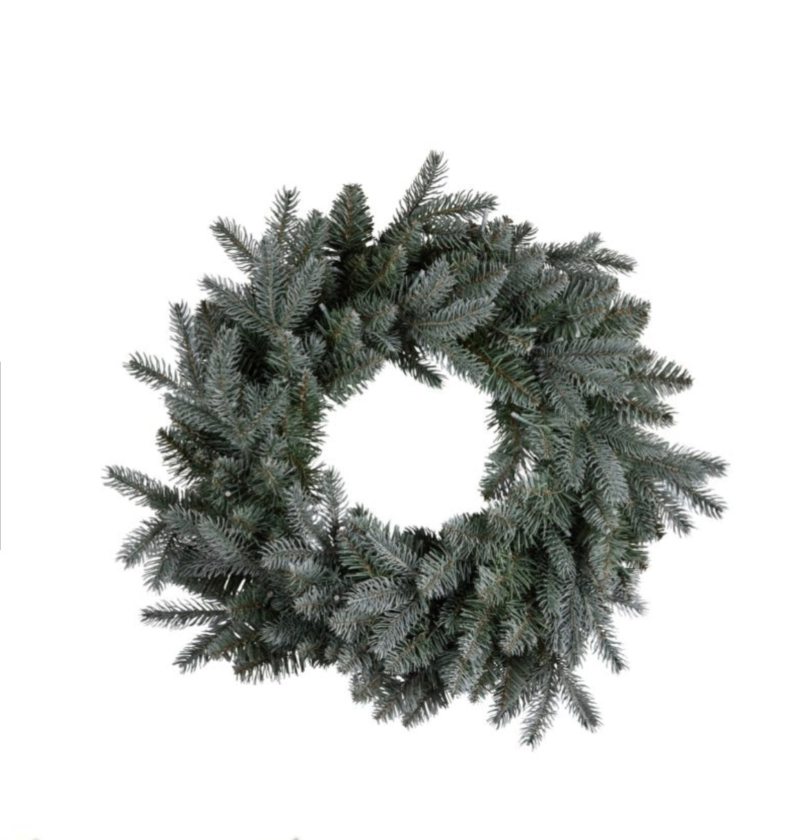 Blue Spruce Wreath with Lights