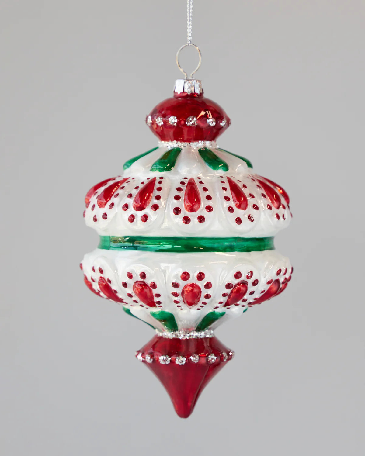 Glass Finial Ornament