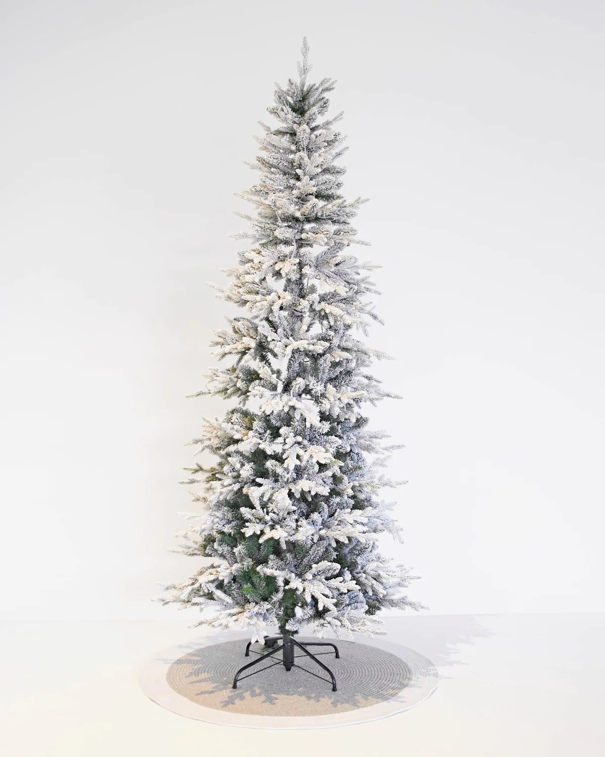 Flocked 7.5’ Slim Pre-lit Tree