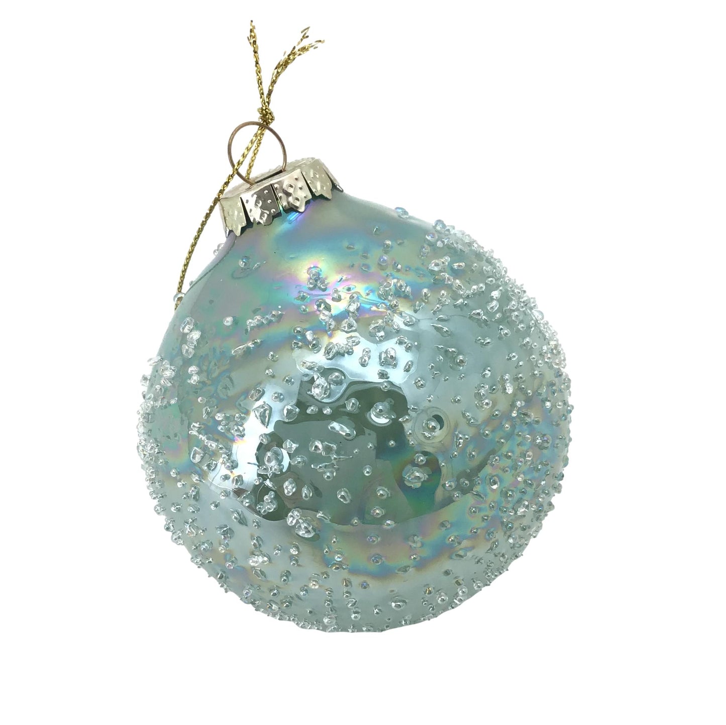 Frosted Blue Bauble