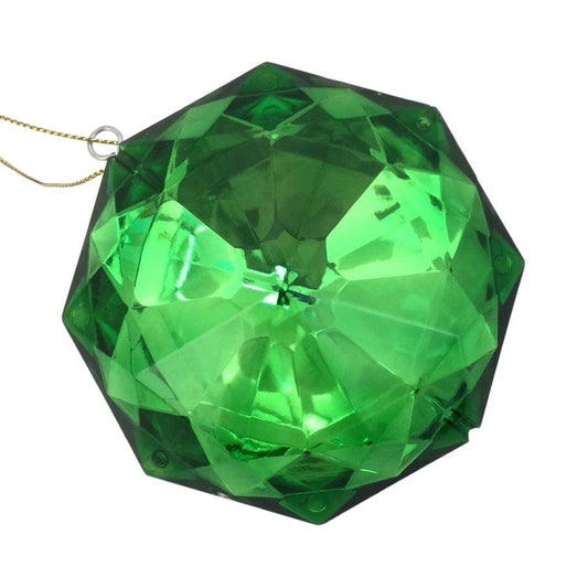 Green Octagonal Jewel Ornament