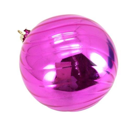 Magenta Swirl Bauble 15cm