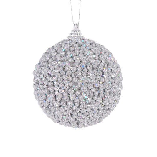 Silver Pebbles Bauble