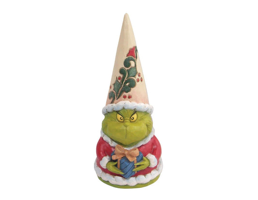 Jim Shore Grinch Gnome with Gift