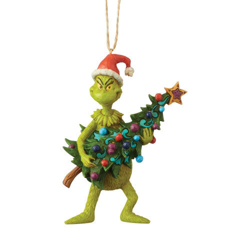 Jim Shore Grinch with Tree Ornament