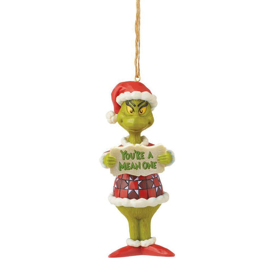 Jim Shore Grinch You’re a Mean One Ornament PVC