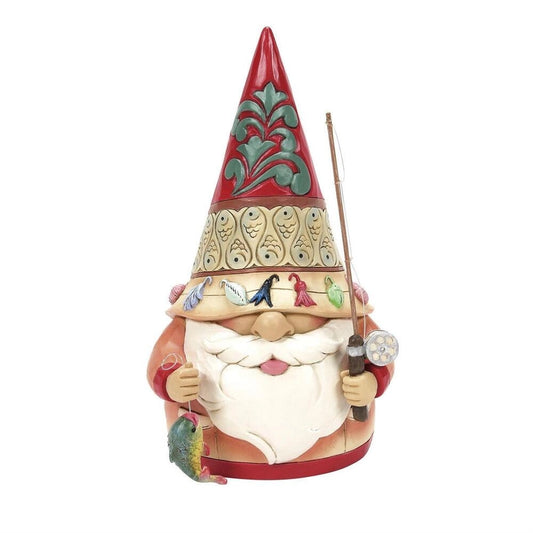 Jim Shore Heartwood Creek Fishing Gnome