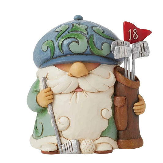 Jim Shore Heartwood Creek Golfer Gnome