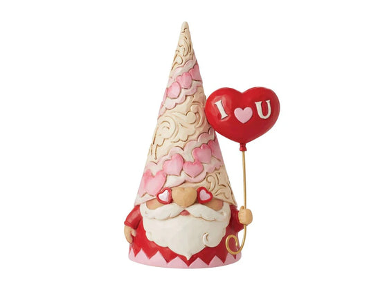 Jim Shore Heartwood Creek Gnome with Heart Balloon