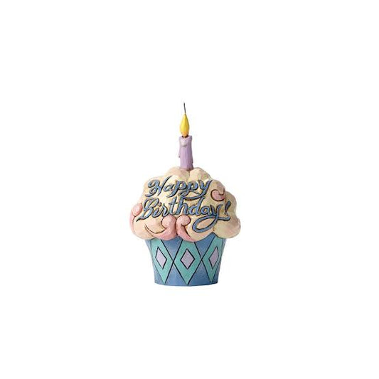 Jim Shore Heartwood Creek Birthday Cupcake