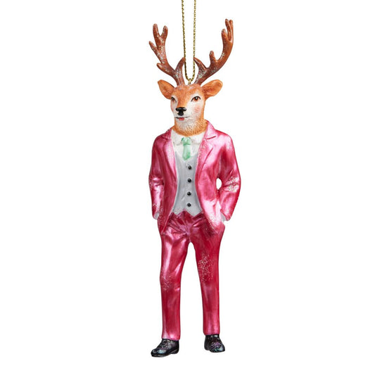 Mr Reindeer Ornament