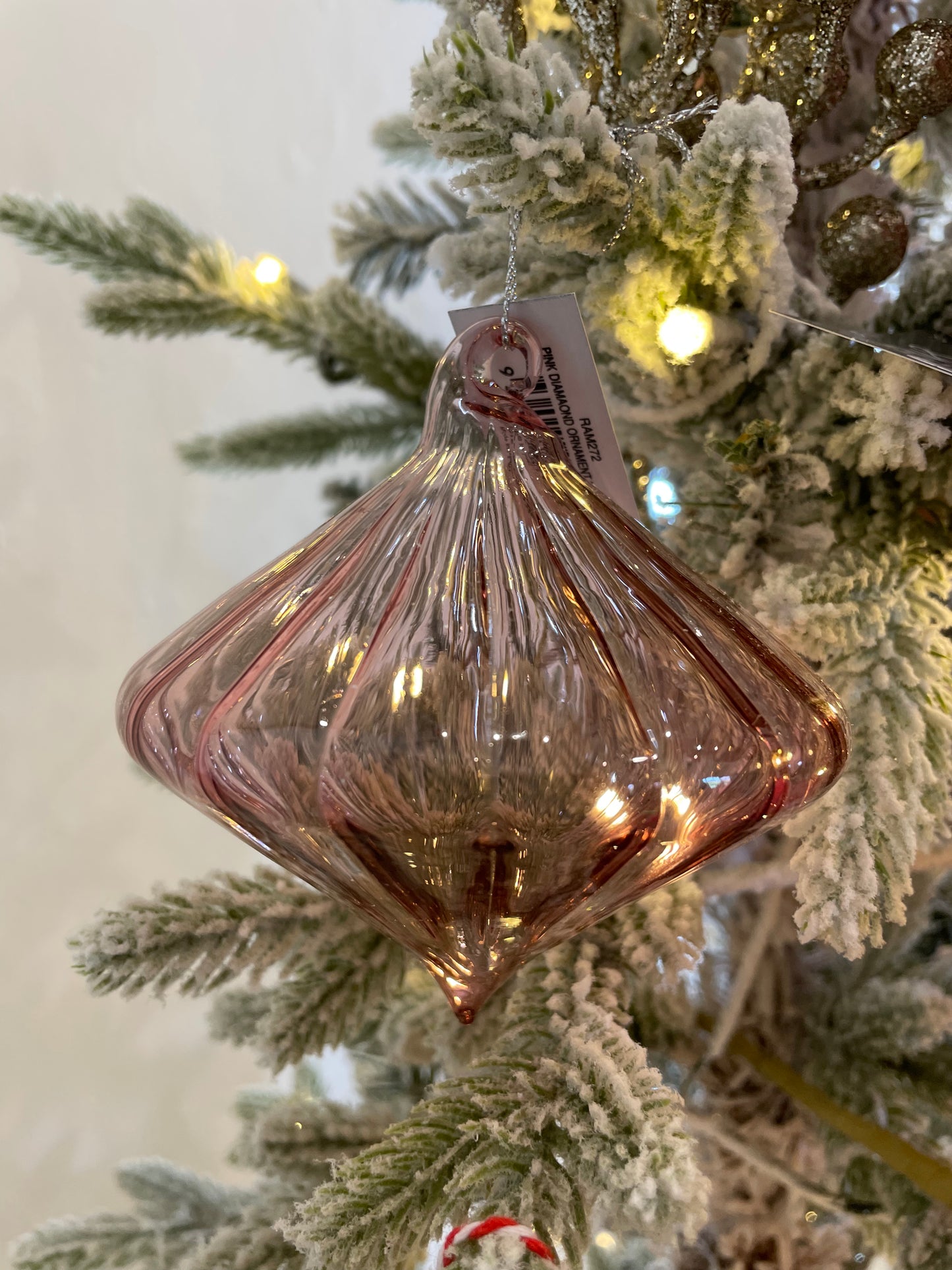 Pink Diamond Ornament