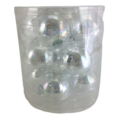 Iridescent Glass Ball Tub