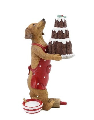 Dachshund with Cake