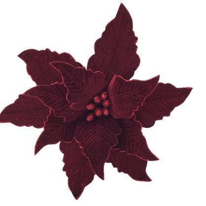 Large Burgundy Poinsettia