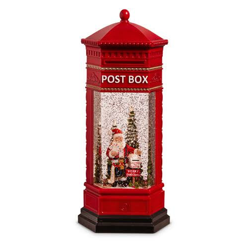 Raz Santa Post Box Water Lantern