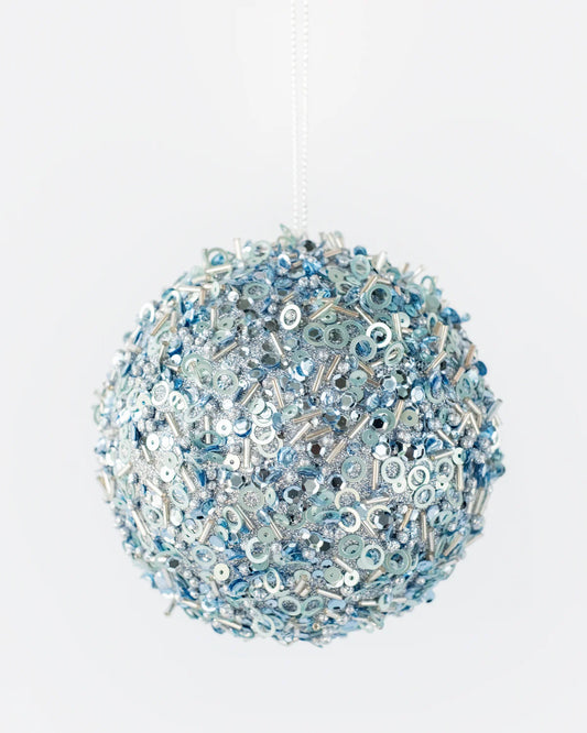 Glitter Bead Ball Blue