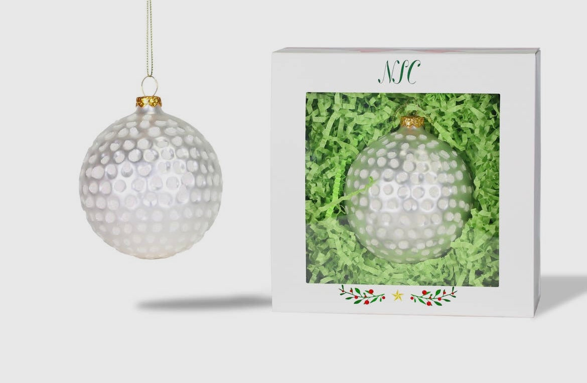 North Star Christmas Golf Ball