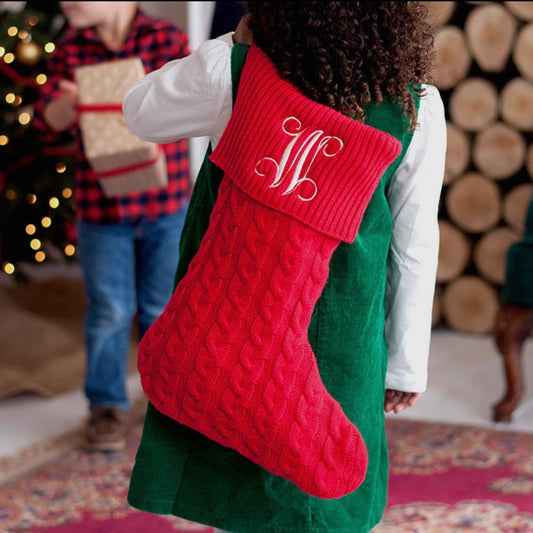 Red Knit Stocking