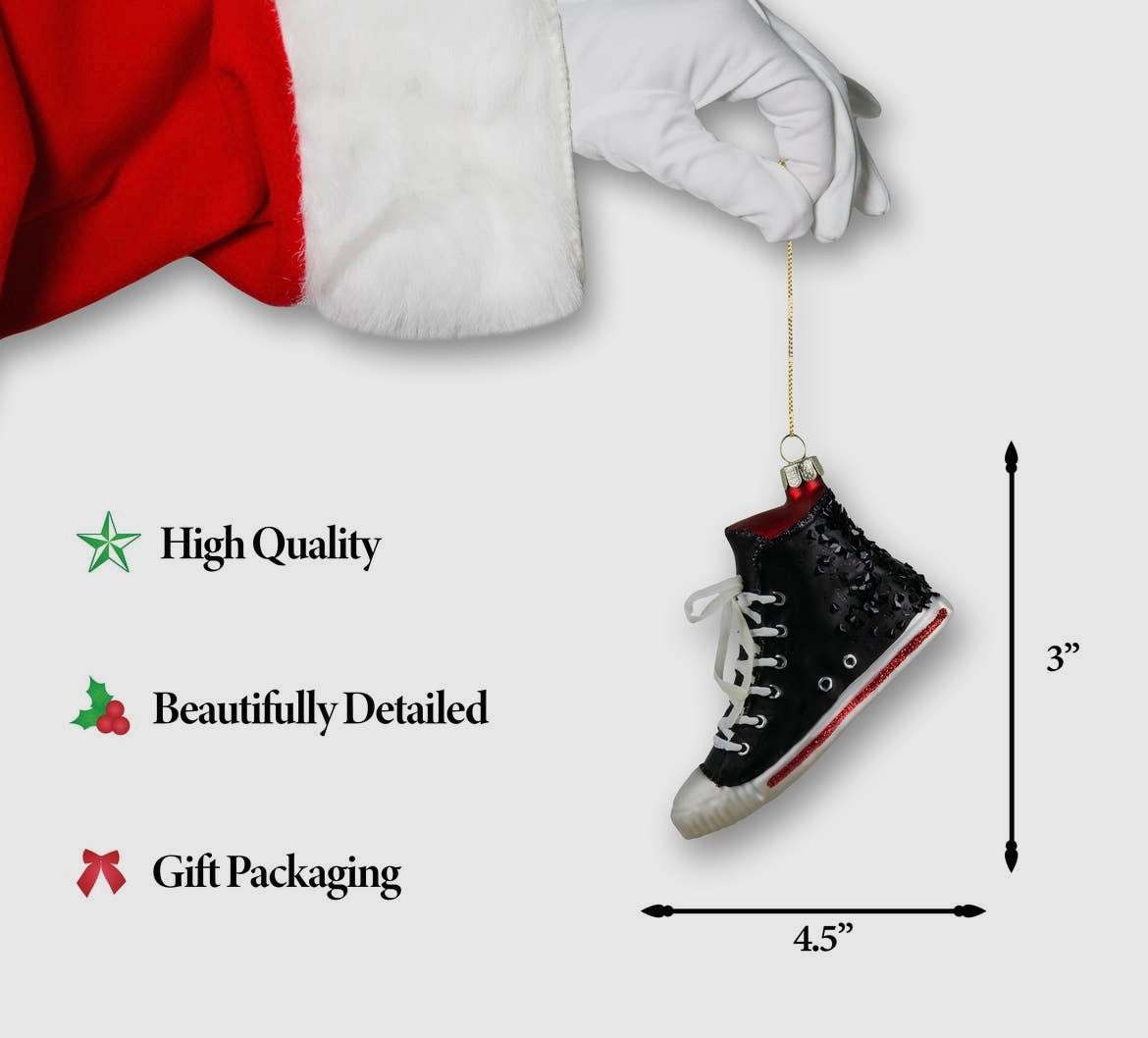 North Star Christmas Black High Top