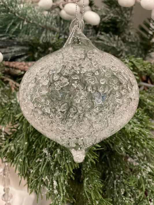 Raz Iced Ornament Onion