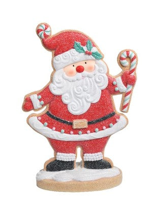 Red Gingerbread Santa