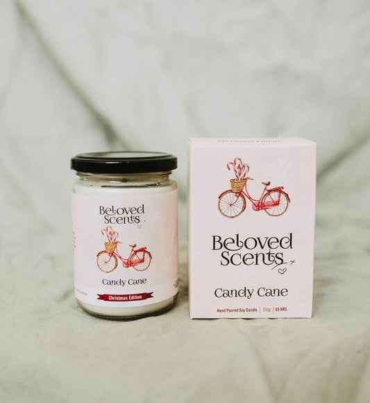 Beloved Scents Candy Cane Candle