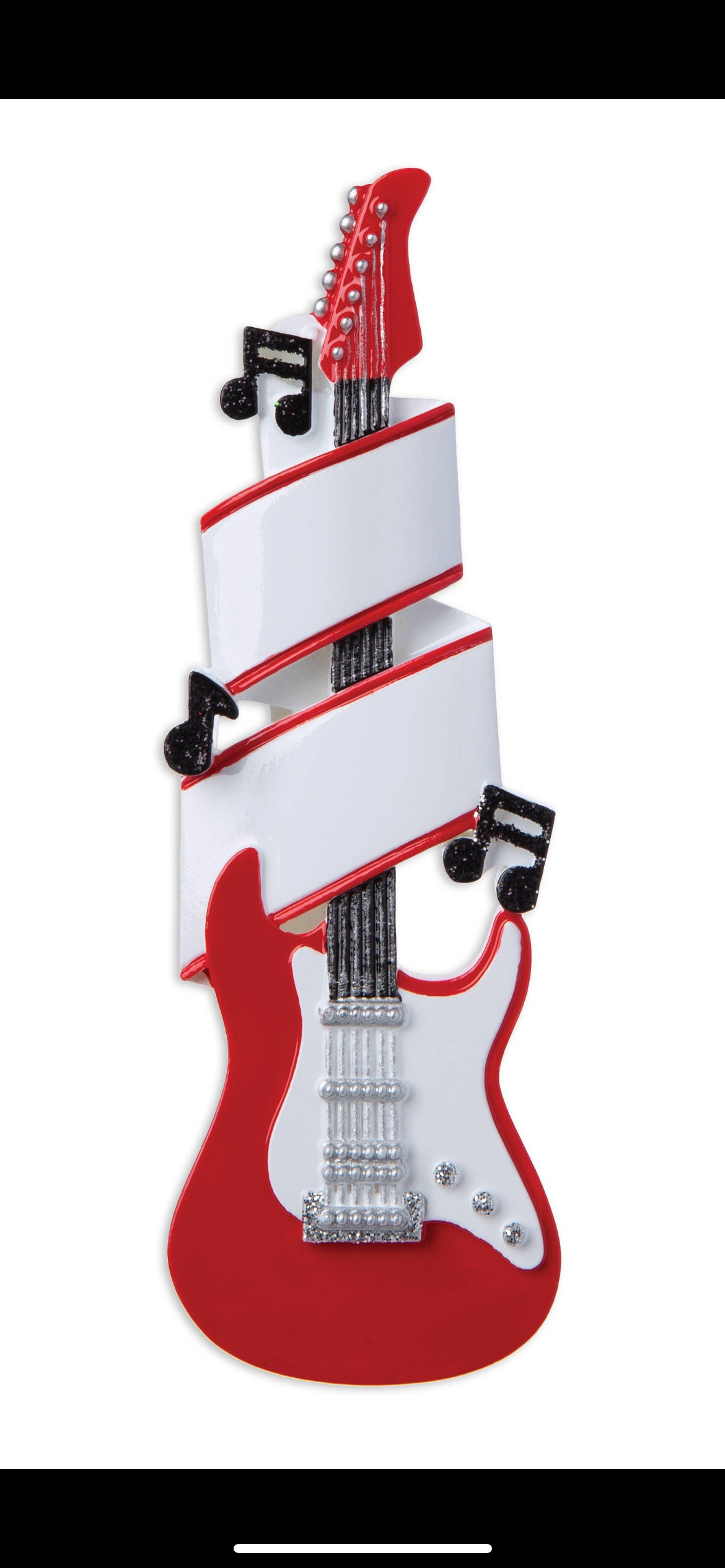 Electric Guitar Personalised Ornament