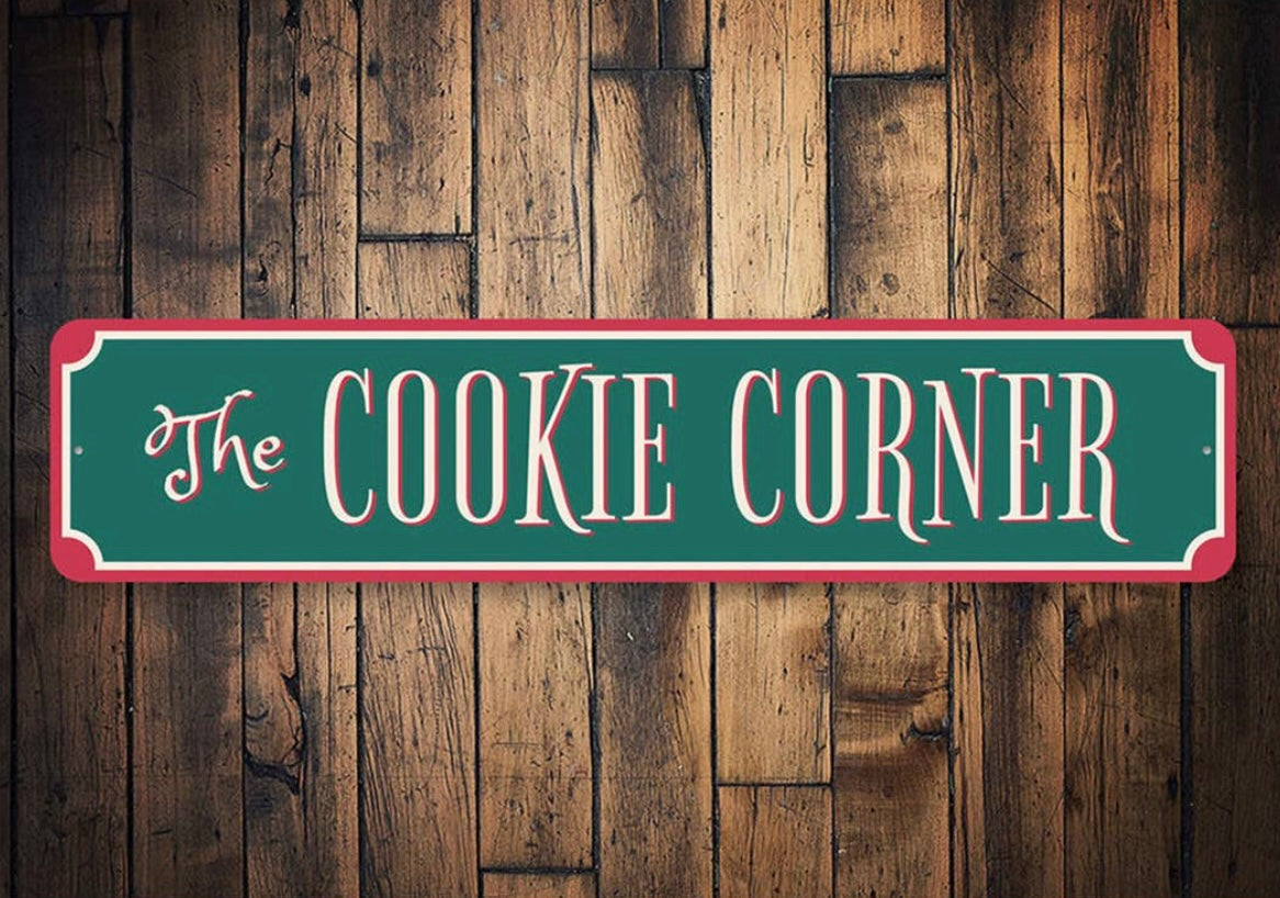 Cookie Corner Street Sign