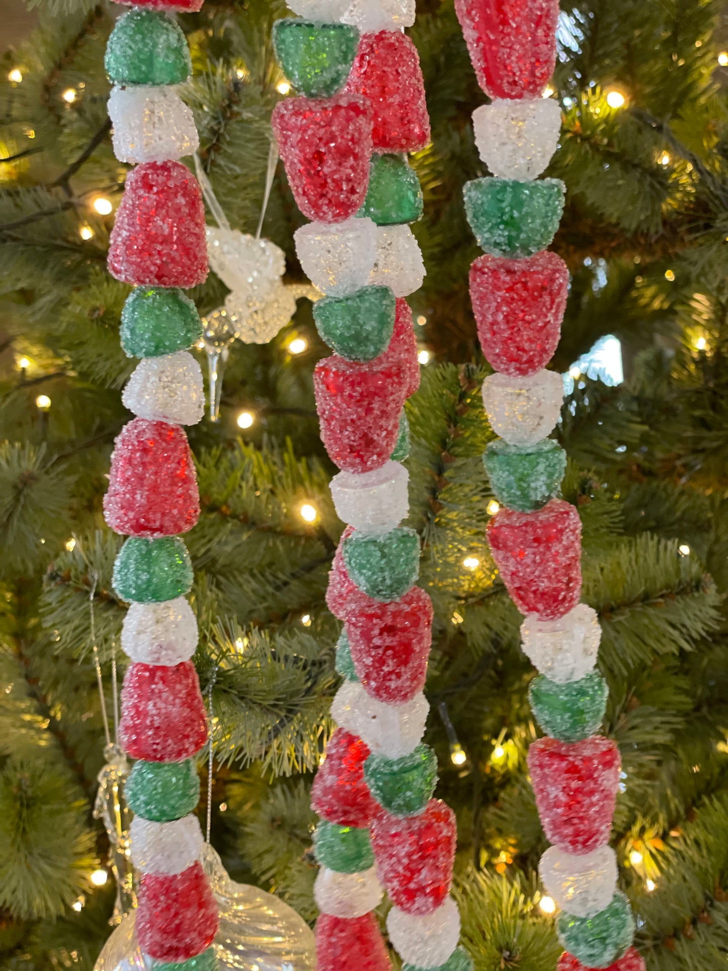 72” Frosted Golly Gumdrops Traditional Garland