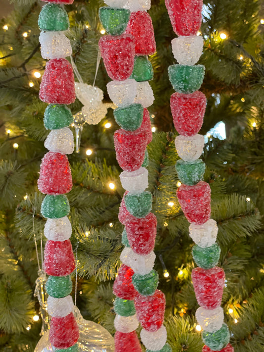 72” Frosted Golly Gumdrops Traditional Garland