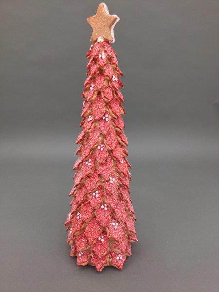 Red Gingerbread Tree